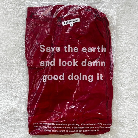 Reformation Butterfly Dress | Red 🔥 Special Sale 🔥 - Picture 11 of 15